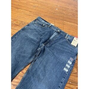 Levi's Mens 505 Regular Fit Blue Jeans Size 40x30 Stretch Western Denim Work NWT